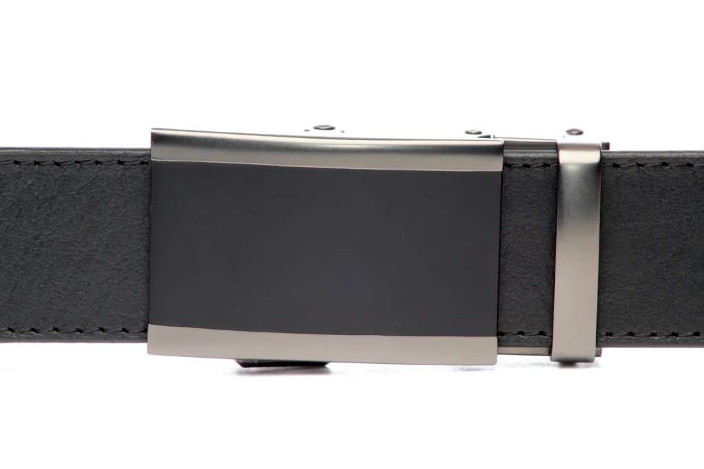 1.5" Onyx Buckle in Matte Gunmetal