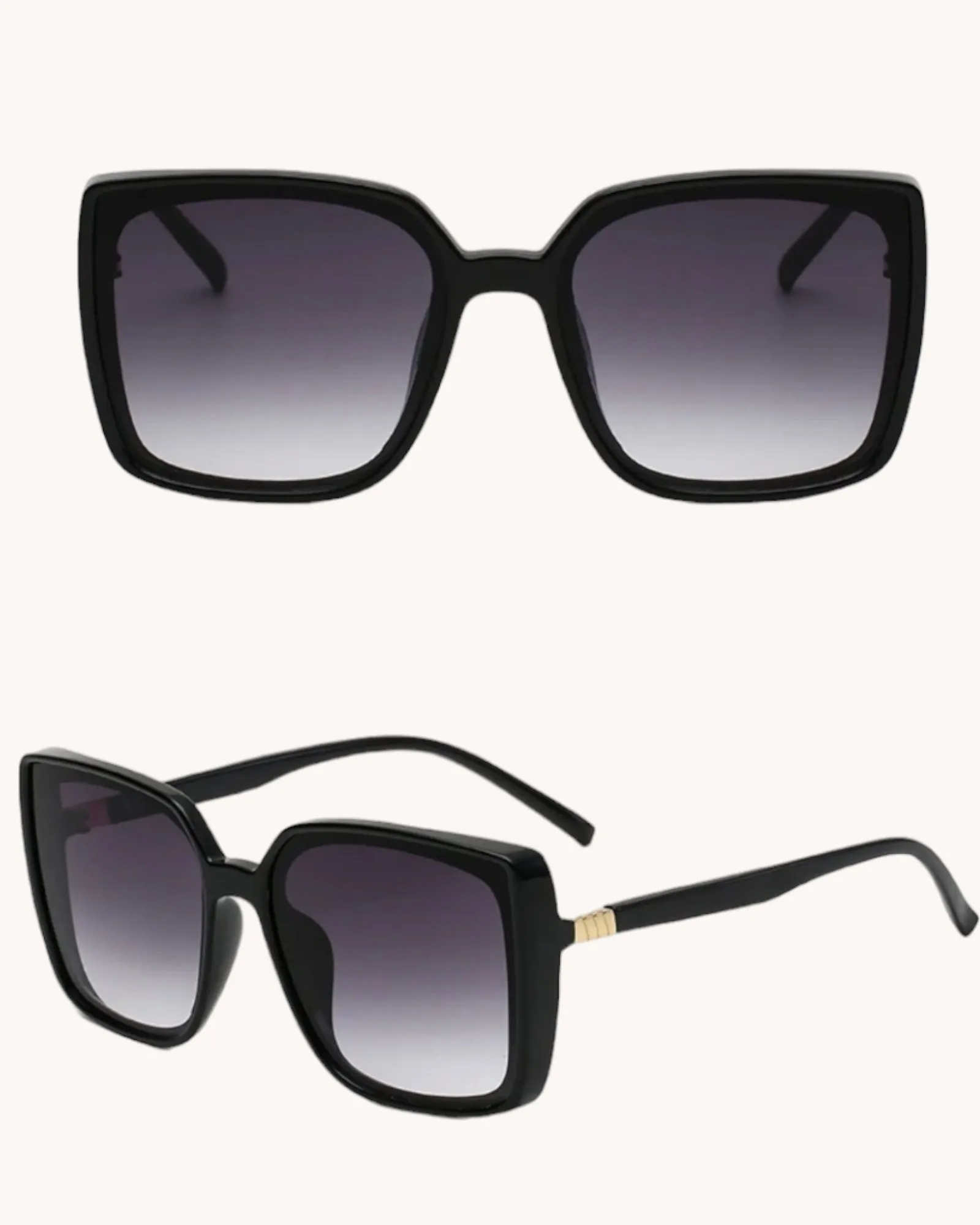 70s Style Black Shades