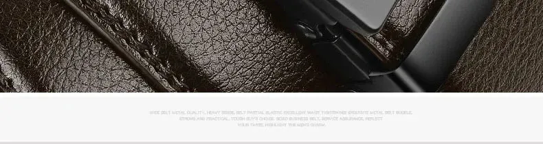 Automatic Buckle Belt for Men Famous Brand Business Belt Men PU Leather Waist Straps Black Male Jeans Belts for Men