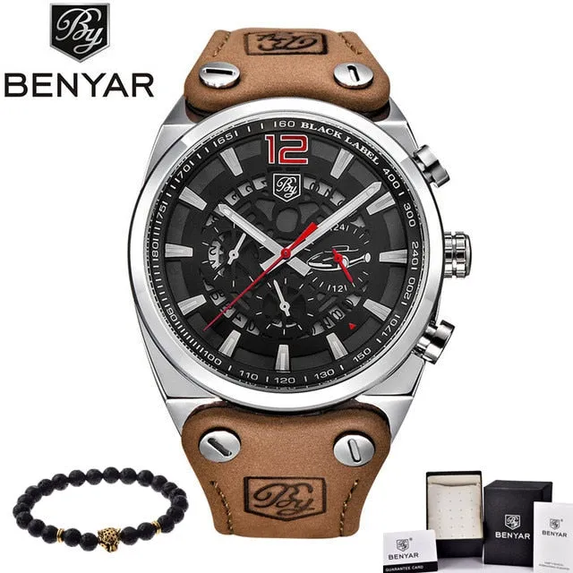 BENYAR Military Army Chronograph Watch