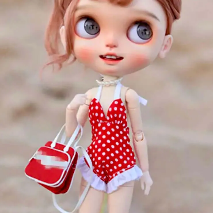 Blythe doll swimsuit 1/6 scale outfit
