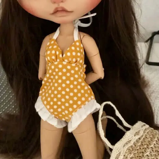 Blythe doll swimsuit 1/6 scale outfit