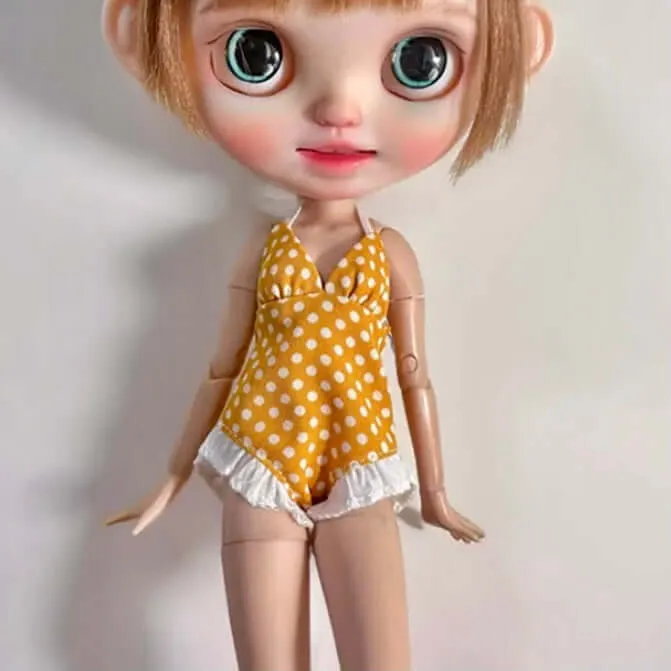 Blythe doll swimsuit 1/6 scale outfit