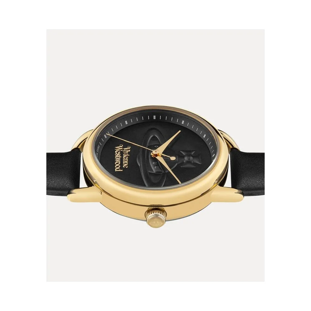 Carnaby Watch - Black/Gold - VV163GDBLK