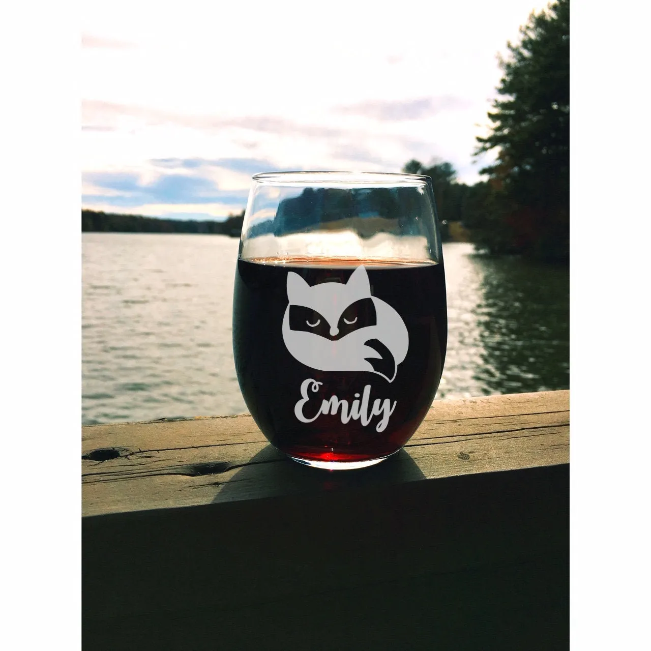 Fox Wine Glass