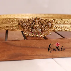 Light weight CZ temple plain Hip belt vaddanam V228
