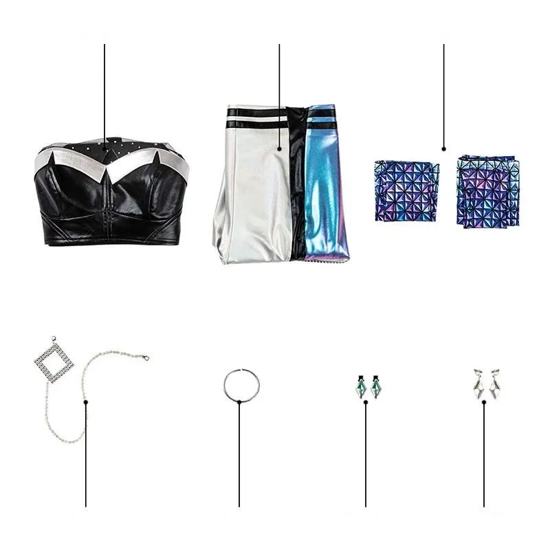 LOL KDA ALL OUT Kaisa Cosplay Costume Halloween Costume