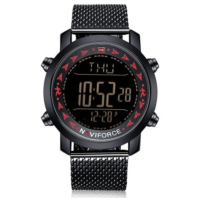 Naviforce Brand Digital Watch Men Sports Watches