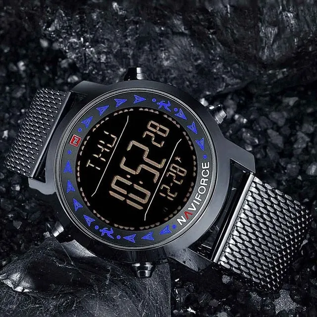 Naviforce Brand Digital Watch Men Sports Watches