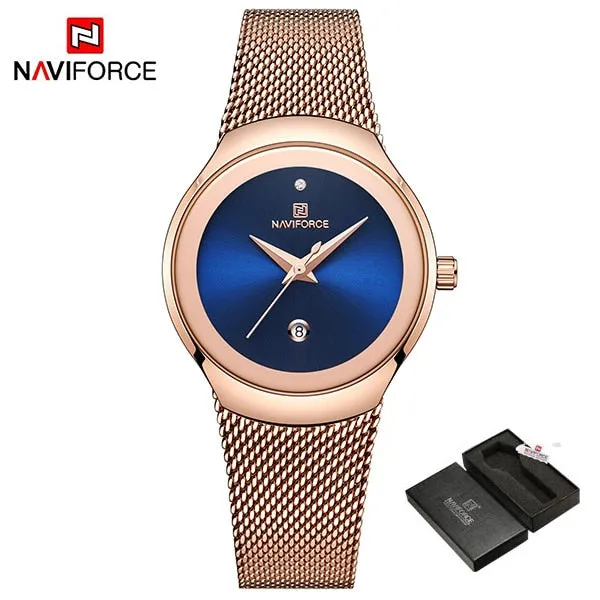 NAVIFORCE Top Luxury Brand Lady Fashion Watches