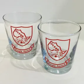 Pair of Vintage OFPBA Rocks Glasses