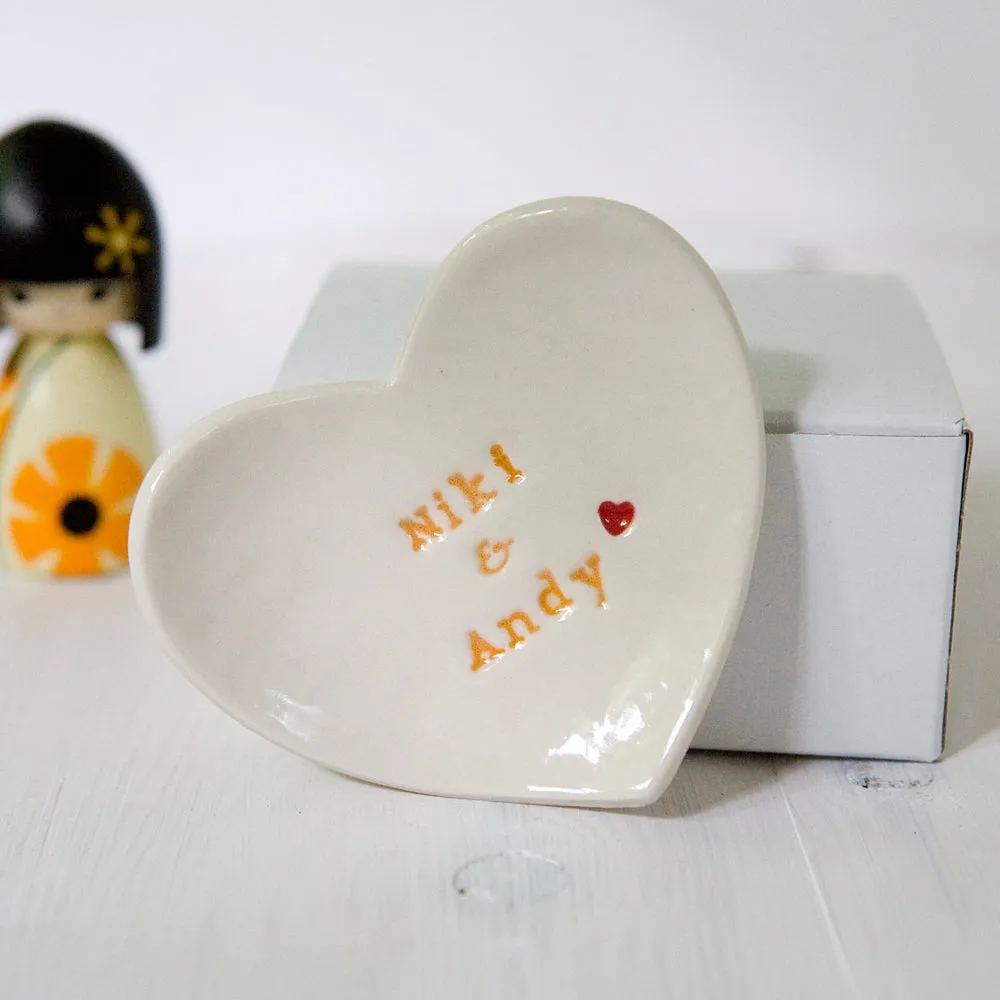 Wedding Gift Personalised Ring Dish Custom Wedding Ring Dish